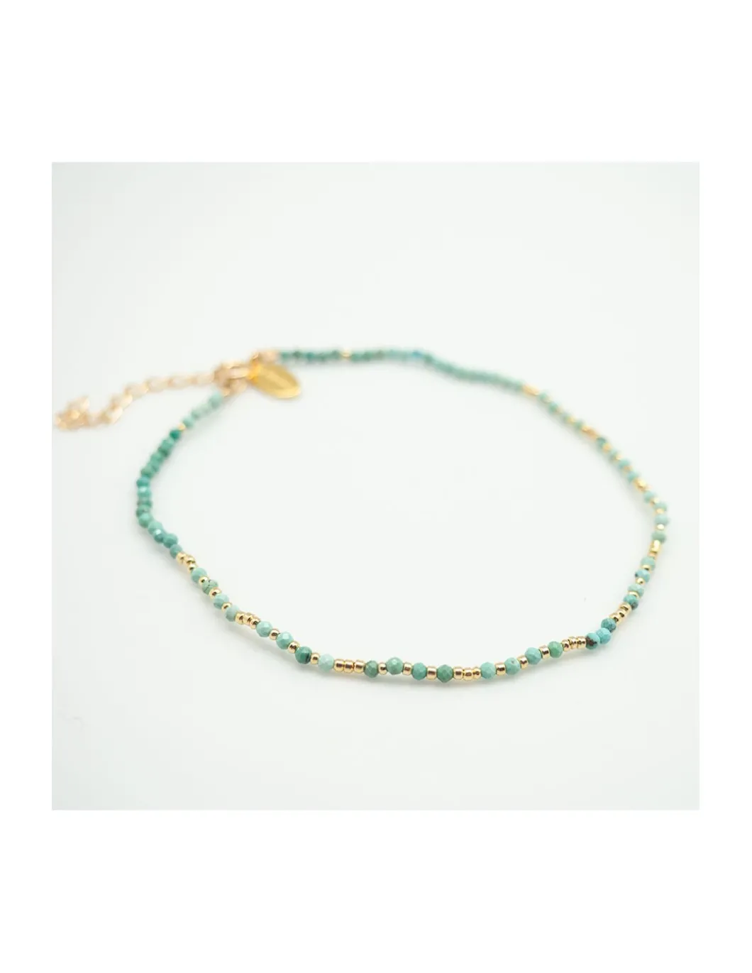 OCTOPUS - BRACELET DE CHEVILLE TURQUOISES