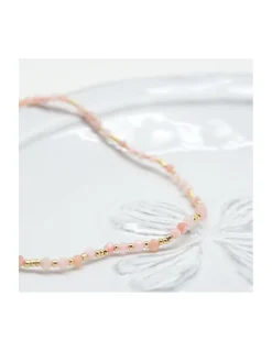 OCTOPUS - BRACELET DE CHEVILLE OPALES ROSES