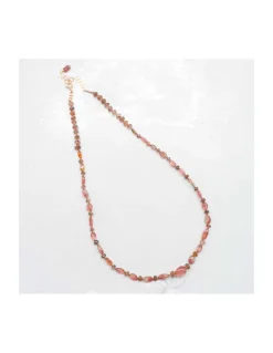 ONE OF A KIND - COLLIER 23 TOURMALINES MULTICOLORES ET 46 ANDALOUSITES
