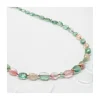 ONE OF A KIND - COLLIER GREEN TOURMALINES ET 33 TOURMALINES FLAT AVEC 4 TOURMALINES RONDELLES