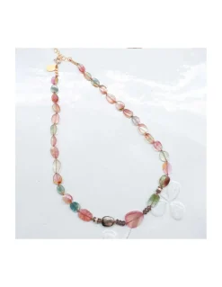 ONE OF A KIND - COLLIER TOURMALINES MULTICOLORES, COLOR CHANGE GARNETS ET DIAMOND WHEELS