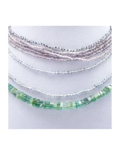 ONE OF A KIND - COLLIER TOURMALINES VERTES, FERMOIR OR ET SAPHIRS