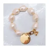 ORGANIC PEARL BRACELET - APRICOT PEARL