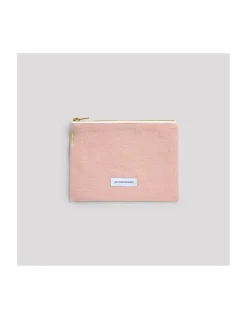 PETITE POCHETTE EN COTON BIO - ROSE DÉLICAT