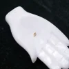 PIERCING POUR HELIX PLAQUÉ OR ET ZIRCONS OVALE