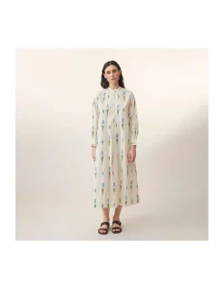 ROBE - 785 - CHLOÉ - IKAT NATURAL