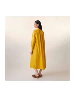 ROBE - 785 - CHLOÉ - POPLIN HOLI YELLOW