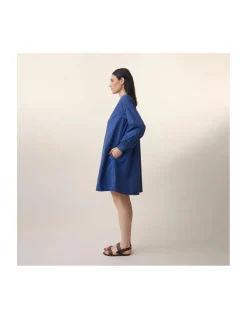 ROBE - 784 - MARTINE - HIBOU NAVY BLUE