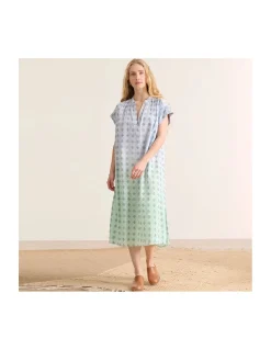 ROBE VALENTINE - BLEUE