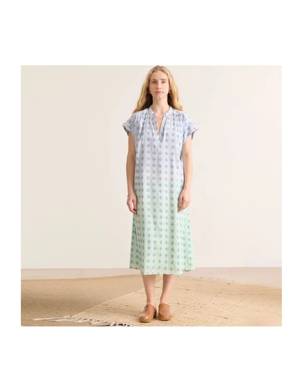 ROBE VALENTINE - BLEUE
