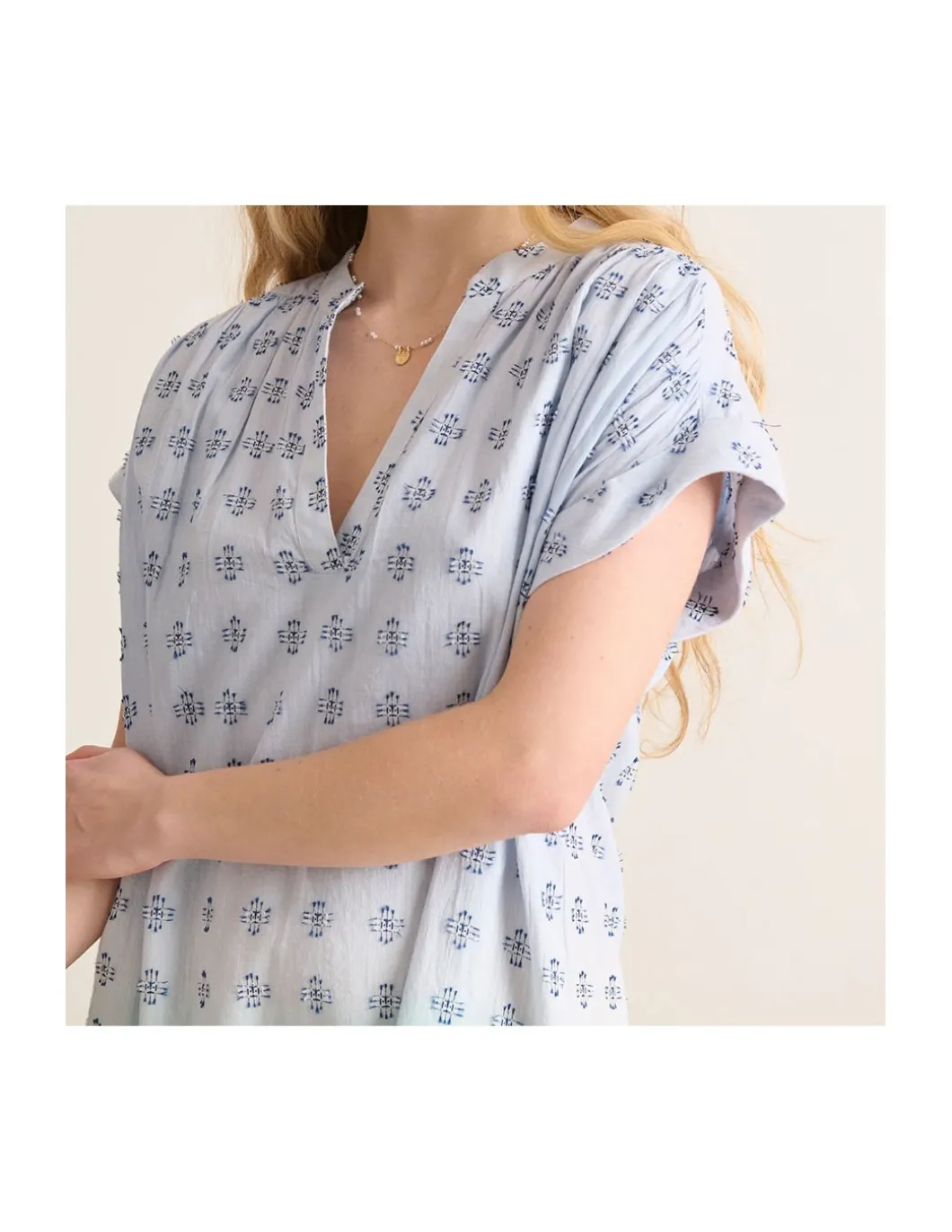 ROBE VALENTINE - BLEUE