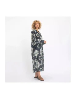 ROBE VISHNU SUKKA - CHARCOAL