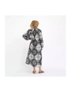 ROBE VISHNU SUKKA - CHARCOAL