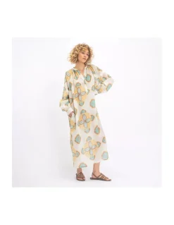 ROBE VISHNU SUKKA - YELLOW