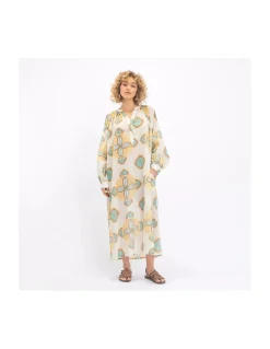 ROBE VISHNU SUKKA - YELLOW
