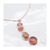 SAUTOIR TOURMALINES DE L'ESPACE - ROSE