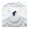 STARTERS - BRACELET AFGHANITE OVALE VERRY DARK BLUE
