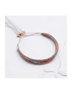 STARTERS - BRACELET MACRAMÉ LUREX (COULEUR AU CHOIX)