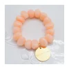 STONE FLEX BRACELET - PEACH SORBET