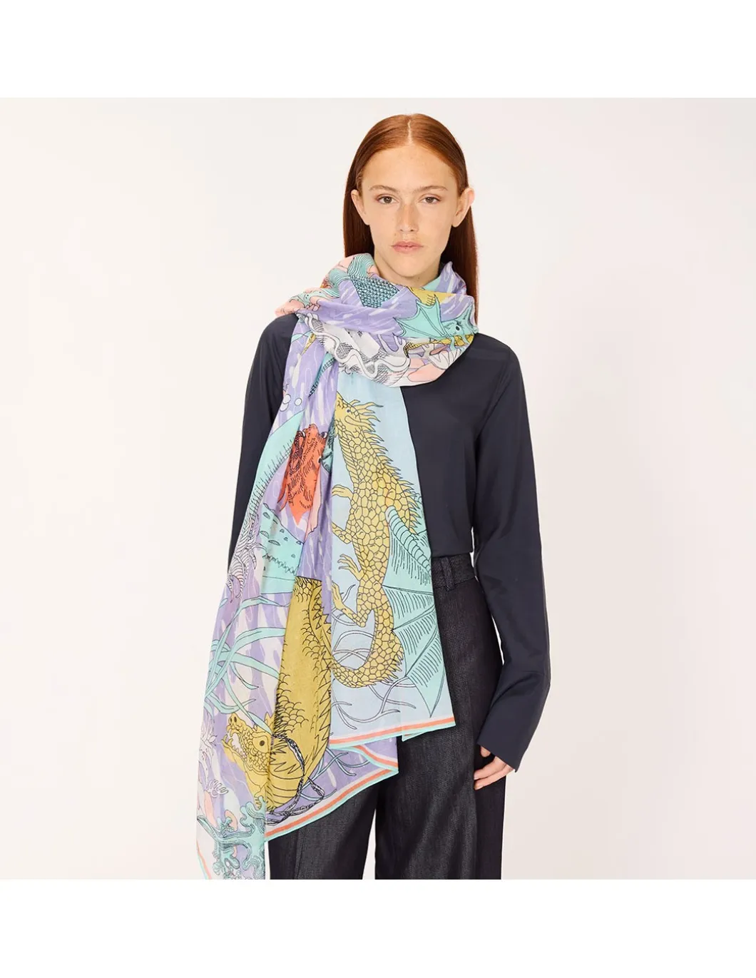 ÉTOLE EN COTON - FANTASTIQUE - PASTEL