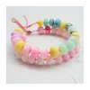 TUTTI FRUTTI - BRACELET OPALES ET MINI-PERLES DORÉES
