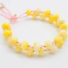 TUTTI FRUTTI - BRACELET OPALES JAUNES, QUARTZ ET MINI PERLES DORÉES