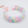 TUTTI FRUTTI - BRACELET OPALES "RAINBOW" ET MINI PERLES DORÉES