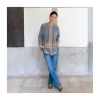 V DE VINSTER - BLOUSE - GRATEFUL - ASH BLUE