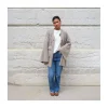 V DE VINSTER - CARDIGAN - FEAR - CREAM BLUSH