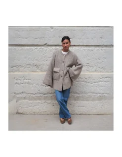 V DE VINSTER - CARDIGAN - FEAR - CREAM BLUSH