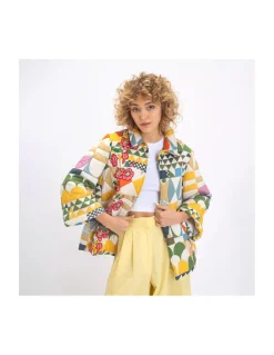 VESTE MATELASSÉE PATCHWORK - LAKSHMI