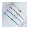 WATCH ME - BRACELET OEIL NOIR - PLUSIEURS COULEURS DE CORDON