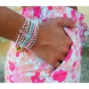 WHIPPED CREAM - BRACELET PEACE AND LOVE ET PERLES DE CULTURE