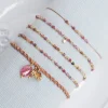 WILLOW - BRACELET FIL COULEUR WOOD / BRONZE AU CHOIX (de 33€ à 118€)