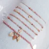 WILLOW - BRACELET FIL COULEUR TULIPE AU CHOIX (de 22€ à 107€)