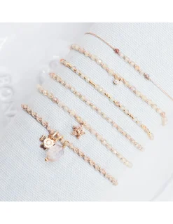 WILLOW - BRACELET FIL COULEUR BEIGE / CHAMPAGNE AU CHOIX (de 20€ à 113€)