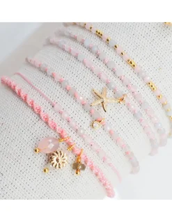 WILLOW - BRACELET FIL ROSE BÉBÉ AU CHOIX (de 20€ à 102€)